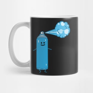 Funny graffiti spray can Mug